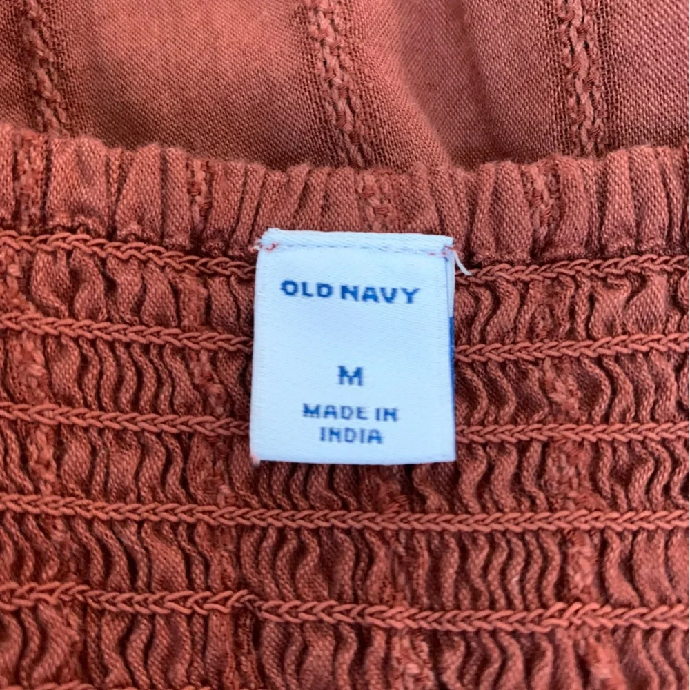 Old Navy Transitional Cotton Wrap-Style Top Size Medium - Picture 6 of 9